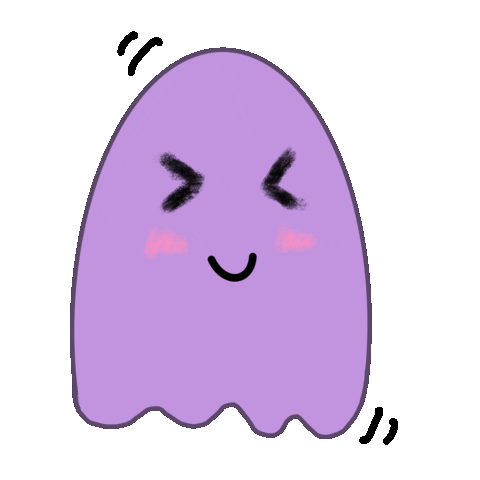 Pink Halloween Sticker