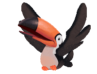 Toucan Sticker by Praia Bingo