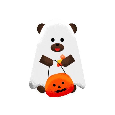 Trick Or Treat Halloween Sticker by Jessica Lau