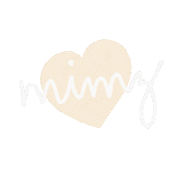 mimzca white brand quebec minimalist Sticker