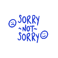 Sorry Sarcastic Sticker