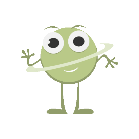 coordea dancing earth green planet coordea Sticker