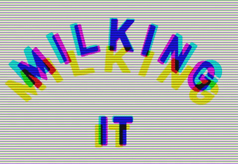 ClaudeandCo giphygifmaker milk milking it milkingit GIF