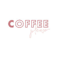 Coffee Please Sticker by Beauty by Earth