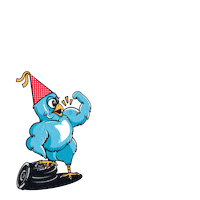 Happy Birthday Megsquats Sticker by Strong Strong Friends