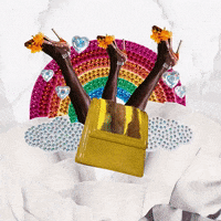 Fashion Rainbow GIF by Chantal Caduff