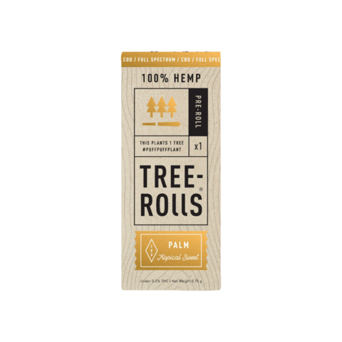 TreeRolls nature sweet smoke tropical Sticker