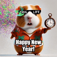 Happy New Year Party GIF by Guinea Gambino