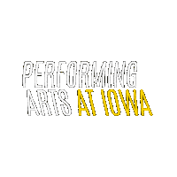 University Of Iowa Sticker by Performing Arts at Iowa