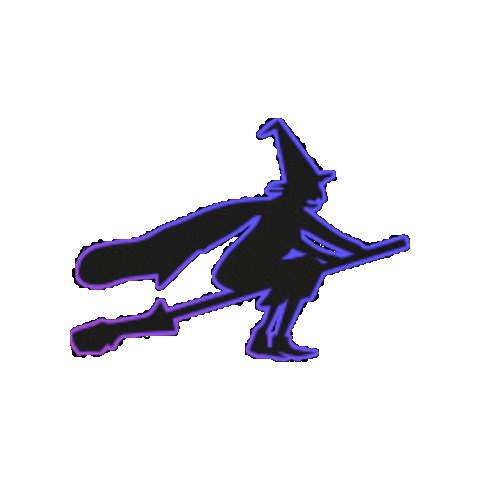 PENDLEFORESTORIENTEERS witch broomstick orienteering pfo Sticker