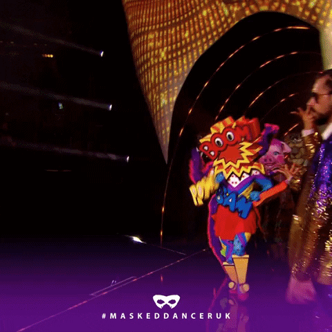 Dance Walk On GIF by The Masked Singer UK & The Masked Dancer UK