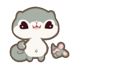Squirrel Attention Sticker