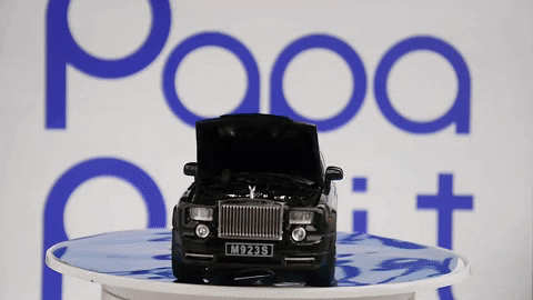 PapaRulit giphygifmaker phantom paparulit rolls-royce GIF