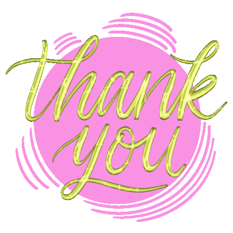 Art Thank You Sticker