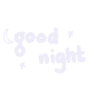 Sleepy Good Night Sticker