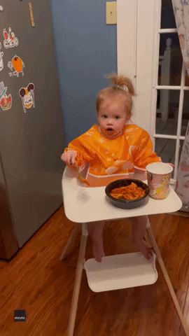 'What Is This?' Toddler Has Cutest Reaction as Dad Swaps Her Food