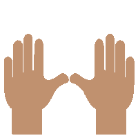 Praise Hands Yes Sticker by ISUExtension