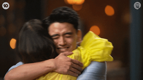 Tommy Pham Hug GIF by MasterChefAU