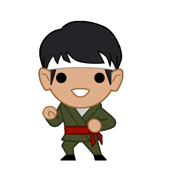 Karate Kid Kick Sticker by Sony Pictures Germany