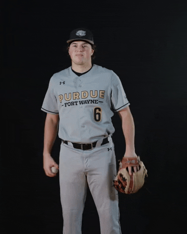 Baseball Cross Arms GIF by Purdue Fort Wayne Athletics