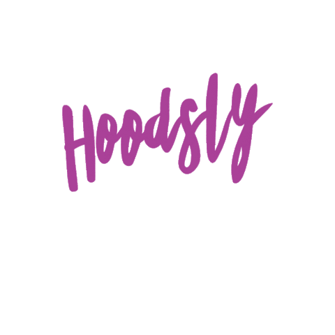 Hoodsly_ giphygifmaker logo hoodsly Sticker