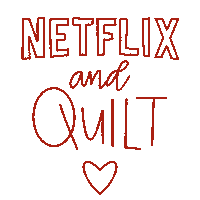 Squishylaroo netflix quilt quilting squishylaroo Sticker