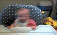 Unimpressed Baby GIF