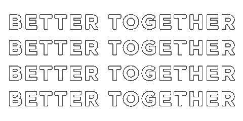 Better Together Jesus Sticker by Fishhawkfc