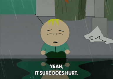 sad butters stotch GIF by South Park 