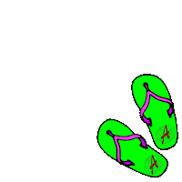 Slippers Flip Flops Sticker by A Viaggi