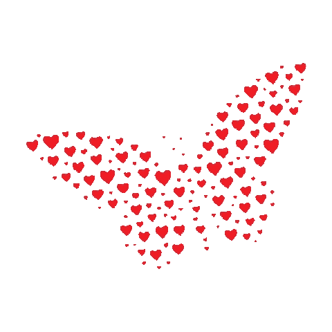elistorycriativo heart butterfly coracoes elistorycriativo borboletas Sticker
