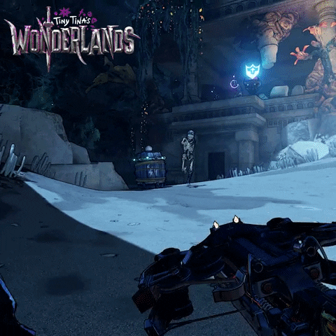 PlayWonderlands fantasy skeleton attack sword GIF