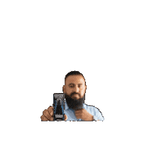 Barba Hombre Sticker by Prodecobella
