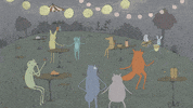 party GIF by gloriapittmann