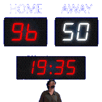 50 Away Sticker