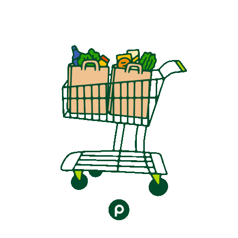 Rolling On My Way Sticker by Publix