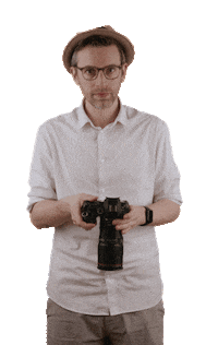 heymo_studio happy dancing hat photographer Sticker