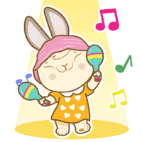 Happy Bunny Sticker by familiesforlife.sg