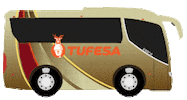Tufesa travel bus road vacaciones Sticker