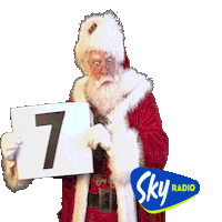 SkyRadio_101fm music christmas excited laughing Sticker