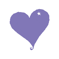 Purple Heart Sticker by BeWILDerwood