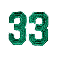 33 Sticker by Customnumbered