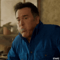 Season 3 Wow GIF by Ash vs Evil Dead