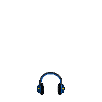 Concert Headphones Sticker by University of Michigan