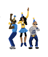 Balloons Celebrating Sticker by University of Michigan