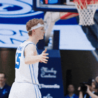 High Five Byu Basketball GIF by BYU Cougars