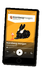Relevanzreporter news podcast phone rabbit Sticker