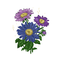 Flowers September Sticker