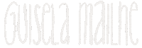 guiselamailhe logo artiste guiselamailhe logoblanc Sticker