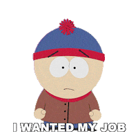 Stan Marsh Job Sticker by South Park